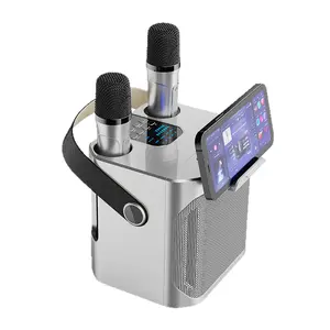 Portable Bluetooth Speaker for Home Karaoke & Outdoor Use Mini Home Theater with Deep Bass HiFi Sound