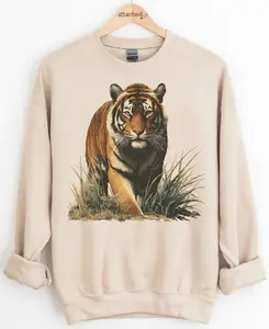 Real Tiger Graphic Top