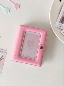 Minimalist High-Profile Mini One-Grid Storage Album, Three-Inch Polaroid Photo Album, Fan Card Holder, Hanging Accessory
