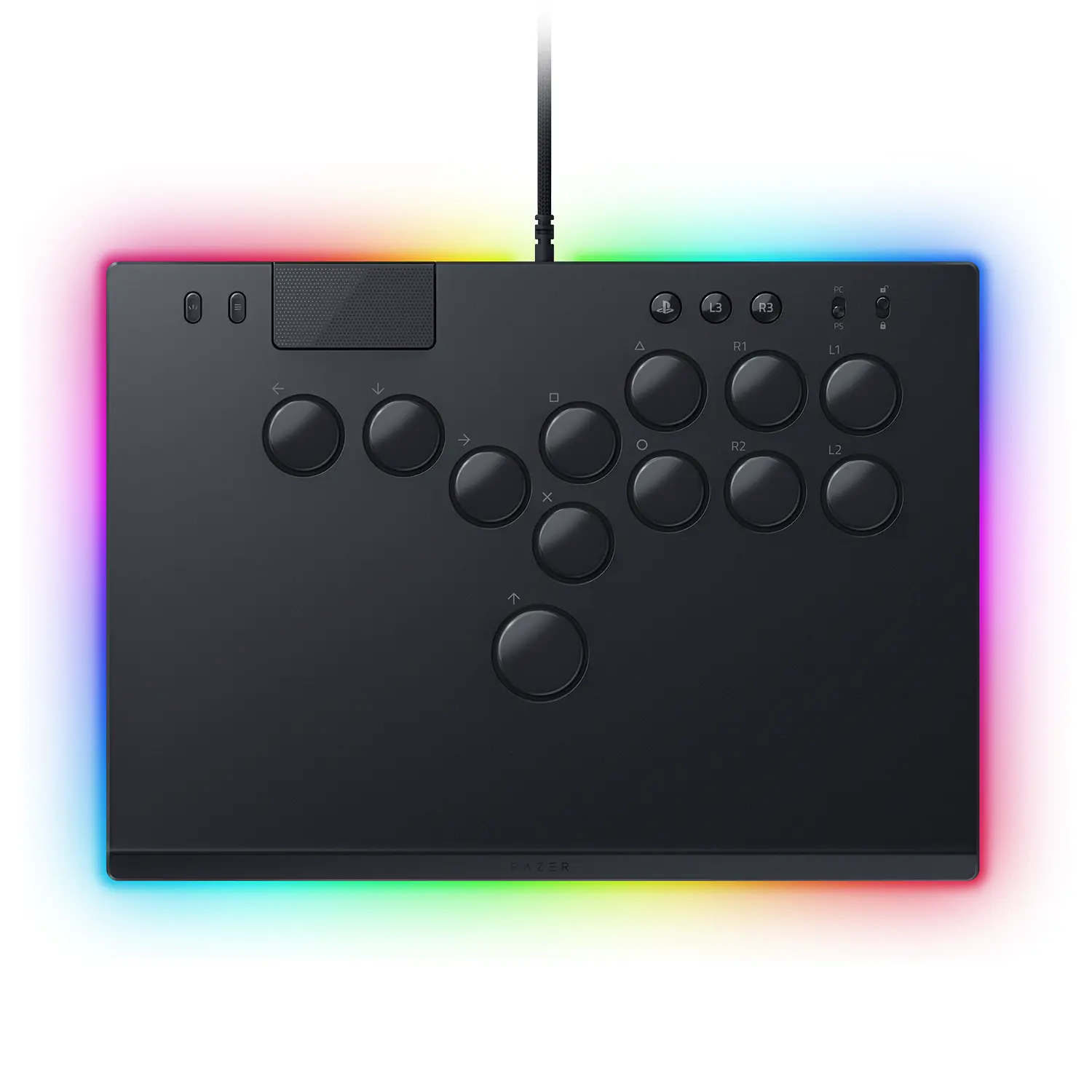 Razer Kitsune - All-Button Optical Arcade Controller for PS5 and PC, 2XKO Limited Edition Leverless Fighting Game Controller