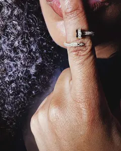 Studded Nail Wrap Ring