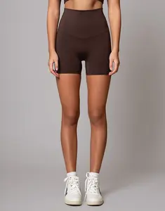 Freestyle Flat Front Short Chocolate