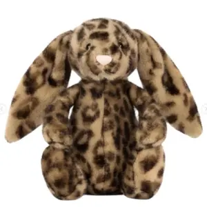 Easter Bunny Plush Toy, Limited Edition Leopard Print Rabbit Doll, Soft and Comfortable, Perfect Gift for Girls, Birthday Present