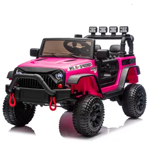24V Kids Ride On Car W/Parents Remote Control,400W Motor,Four Wheel Suspension,USB,MP3,Music,Bluetooth,Large display screen,Power Display,Portable handle,Safety Belt for Kids Aged 3+ large lcd display boxing  day durable frame ideal christmas non-slip eva