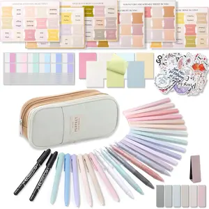 58 count  Study Supplies Journaling Kit for Women,  Study Kit Includes Highlighters, Pens, Tabs, Stickers &  for Journaling.  for Note-Taking, Enhancing Scripture Study