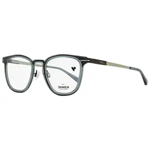 Shinola Flexon Keyhole Eyeglasses SH37001 050 Crystal Smoke 50mm