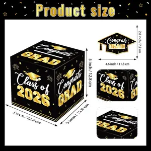 Gifts, Graduation Money Box, Surprise Grad Money Holder with Pull Out Card, Class of 2026 Funny Cash Gift Ideas for Boys Girls High School College