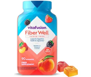 Vitafusion Fiber Well Gummy Vitamins, 90 Count (Packaging May Vary)