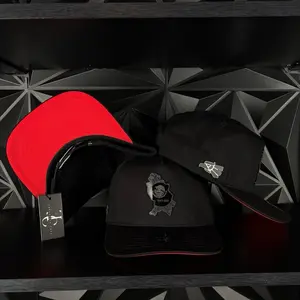 Nayarit México estado SnapBack Hat-Black/Red Visor Cotton Cap