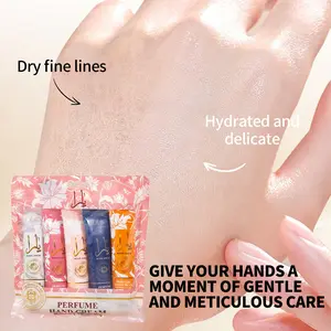 Plant Moisturizing Hand Cream Set, Hydrating Non-Greasy, Soft Scented Hand Lotion, Ideal for Autumn Winter, Perfect Christmas Gift