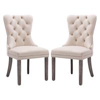 2PC Beige + Velvet + Foam