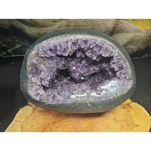 Large Natural Amethyst Geode Quartz Cluster — 21.7 lbs, Calming & Spiritual Healing Crystal | CrystalCloud Company