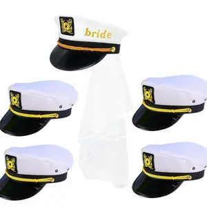 Captain Hats for Last Sail Before the Veil Bachelorette Party