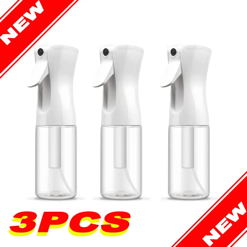 2025 New Continuous SprayBottle -Ultra Fine Mist Water Sprayer for HairHousehold Cleaning, Plants, Home Goods (3pcs)Handheld Handheld Handheld Steamer