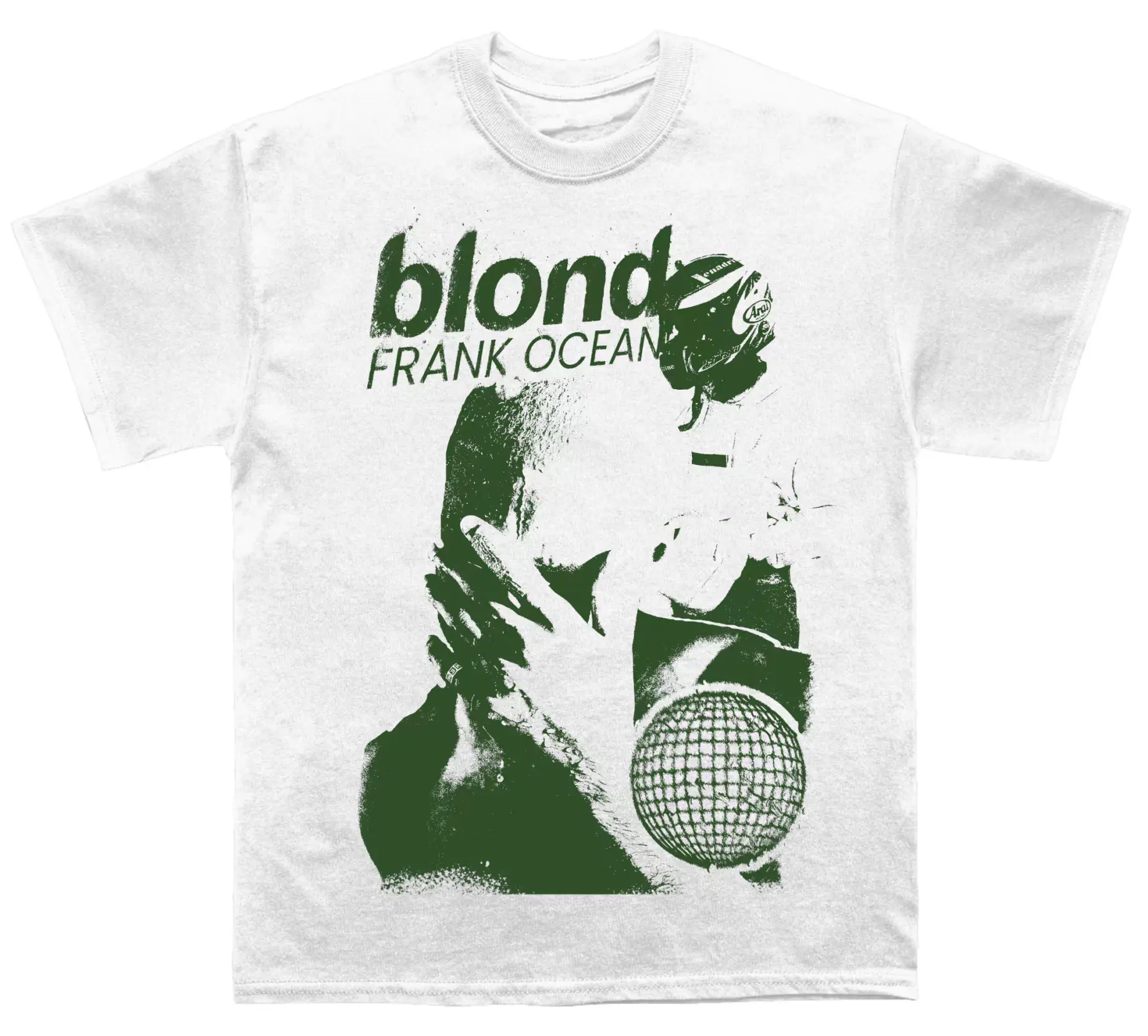 Green Frank Ocean Silhouette T-shirt, Y2K Fashion T-Shirt, Aesthetic Graphic Tee, Casual Streetwear Look, Graphic T-Shirt, Unisex Cotton Tee