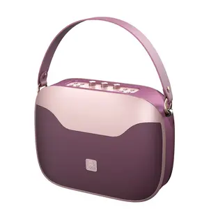 DOSS SoundBox H100 Bluetooth Speaker with 50W Immersive Sound 24H Playtime Audio Wireless Portable USB Button Pink OutdoorFun