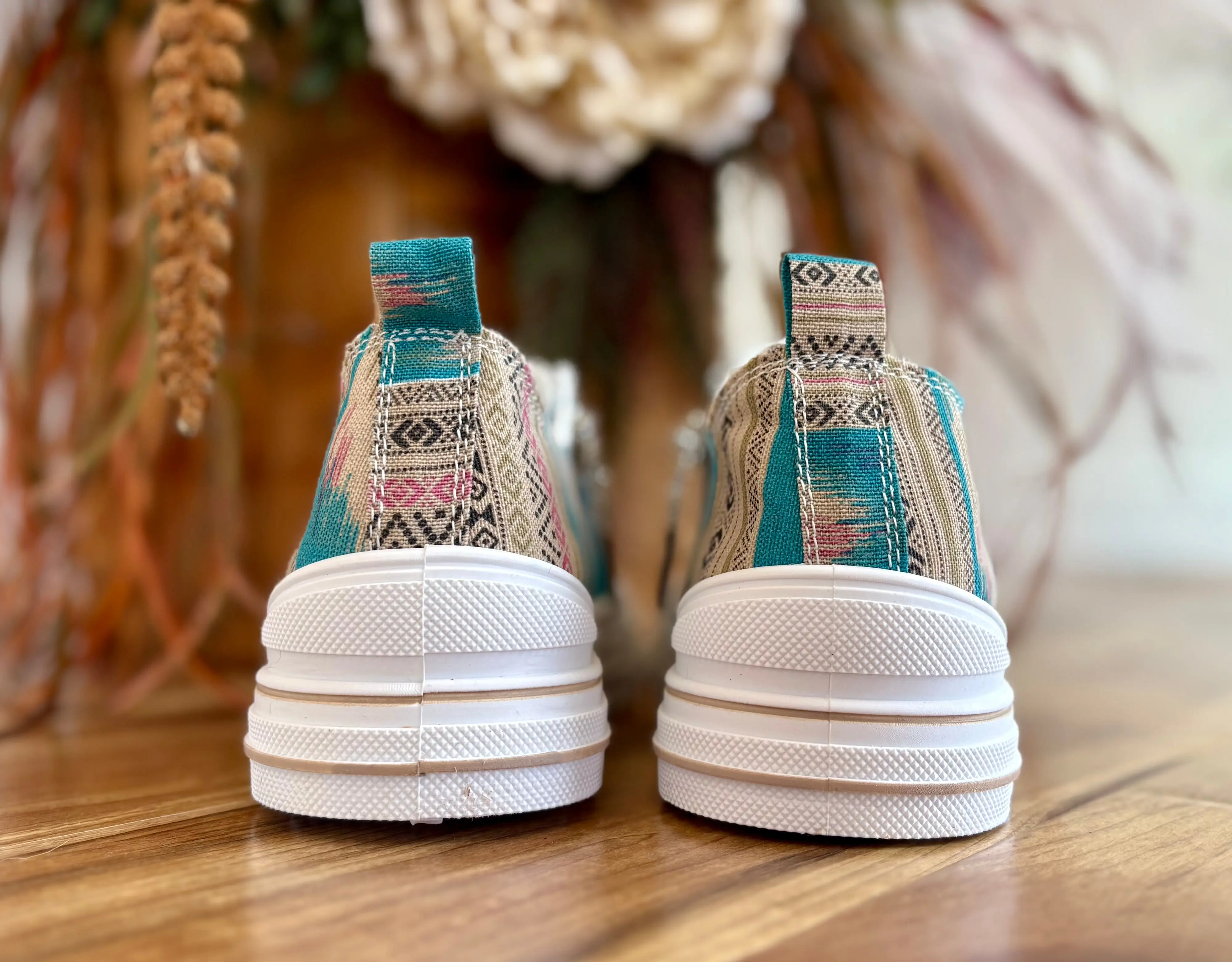Very G Aman Turquoise Sneaker - Chic Western Design with Cushioned Insoles for Ultimate Comfort True to Size