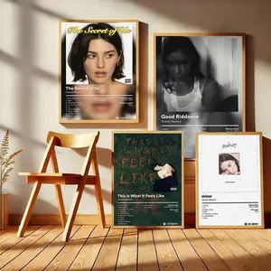 Singer G-Gracie Abrams Album Cover Poster HD Waterproof Art Sticker | Custom DIY Self-Adhesive Wall Print | Fade-Resistant, Long-Lasting Decorative Poster for Home, Office, Living Room, Bar | Multiple Sizes, High Definition, Easy to Apply & Clean