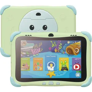 8-Inch FHD Screen Android 14 Kids Tablet, Quad-Core, 32GB ROM, SD Card Support, USB Compatibility, WiFi, Bluetooth 5.0, Parental Control, 4000mAh Battery, Kids Space, Great Gift for Toddlers with Games