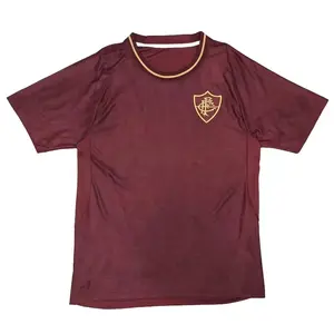 25Fluminense FC Second Away Soccer Jersey Fans Version S-4XL Unisex Casual Breathable In Stock Cheap