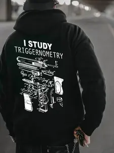 I Study Triggernometry Hoodie & T Shirt, Funny 2A Hoodie for Men, Gun Rights Supporter Sweatshirt