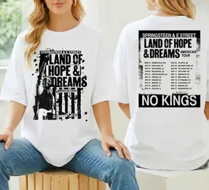 Bruce Springsteen Tour 2026 T-shirt, Bruce Springsteen Land Of Hope & Dreams Tour Shirt, Bruce Springsteen Fan Gift, Bruce Springsteen Merch