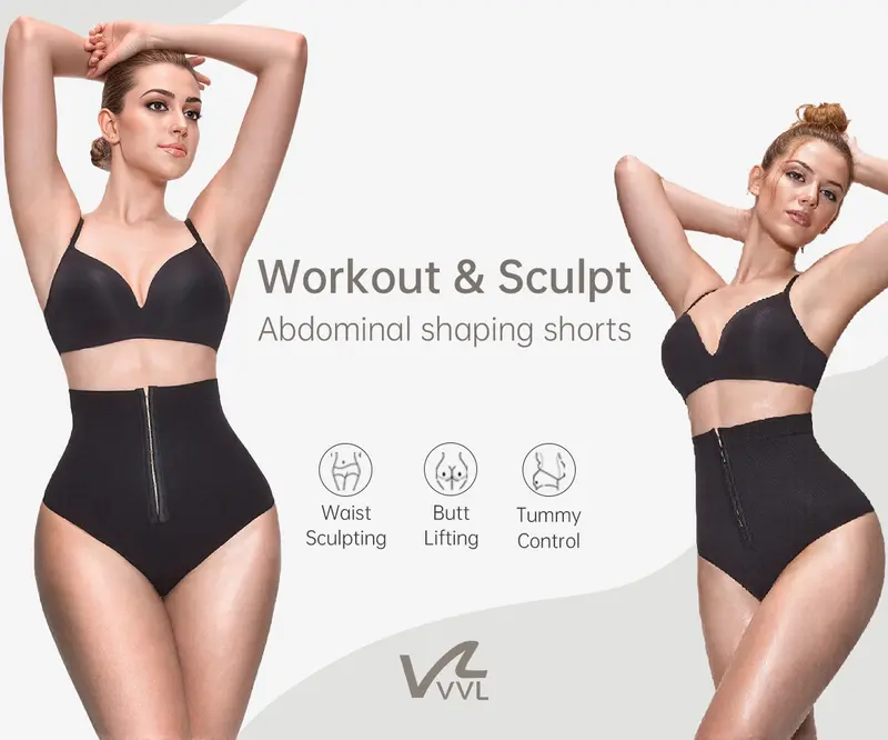 Product Introduction of VVL Christmas Tummy Control Butt Lifting Shapewear for Women Fajas Thong Shorts Butt Lifter with Button Closure, Casual Women's Shapewear Bottoms for Daily Wear, Shorts for Women 0