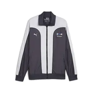 PUMA Mens Bmw M Motorsport Archive Jacket Athletic Outerwear Casual - Grey