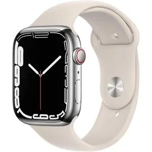 Refurbished Apple Watch Series 7 Stainless (GPS + Cellular) Good Condition with 1 Year Warranty