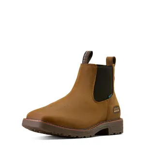 Men's Activator Chelsea Waterproof Wide Square Toe Work Boots