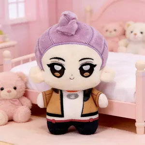 Super Soft Kpop Anime Hunters Stuffed Toys – Stress Relief Cotton Candy Plushies, Cuddly Collectible Figures for Sleep & Relaxation, Cute Stuffed Animal Gift for Anxiety Relief & Comfort