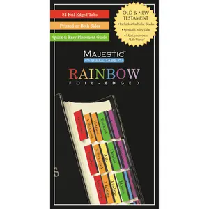 Majestic Rainbow Bible Tabs Majestic Rainbow Bible Tabs