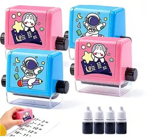 Kids Math Stamp Roller, 100 Range Addition Subtraction Multiplication Division Roller Stamp, Brain Improvement Educational Toy, Children's Day Gift & Home Teaching Tool