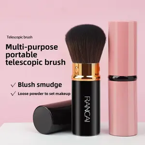 New Portable Retractable Brush Makeup Brush Cangzhou Blush Brush Honey Brush Loose Powder Brush Multifunctional Makeup Tool Spot