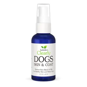 Dog Skin & Coat Oil | Natural Oil for Soft, Shiny Coat & Hydrated Skin | Plant-Based Dog Grooming Oil for Daily Care (SKIN & COAT)