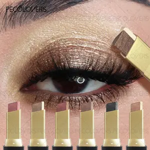 1PC Dual-Ended Eyeshadow Sticks Set - Double Ended Eyeshadow, Matte & Shimmer Finish, Waterproof, Smooth Application, Versatile for All Eye Makeup, Ideal for Daily Wear & Travel, Quick Makeup - Perfect Gift for Valentine'S Day