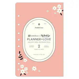 January 2025 Folklore Blooms Planner Love Weekly Ring-Bound Planner