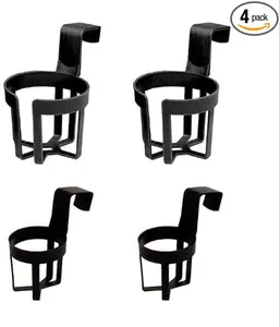 Black 2 Large Big Automotive Cup Holders for Car 44oz and 2 Small 12oz Auto Cup Can Drink Water Bottle Custom Accessories Cup Holders for Your Car, Truck and More