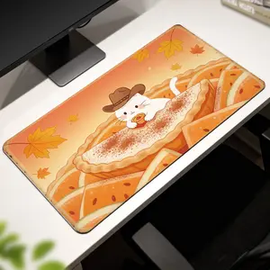 LIVEKEY 40x80 Extended Gaming Mouse Pad   Cherry Blossom Galaxy Water Wave Design  Large Non Slip Desk Pad  Aesthetic Gamer Mat for PC  Laptop and Mouse for Computer