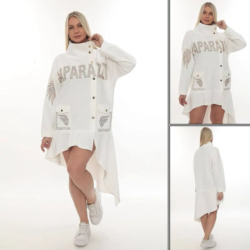 Paparazzi Luxury Limited Dress  with Rhinestones & Ruffles Hem One Size M-XL Excellent Quality Fashion