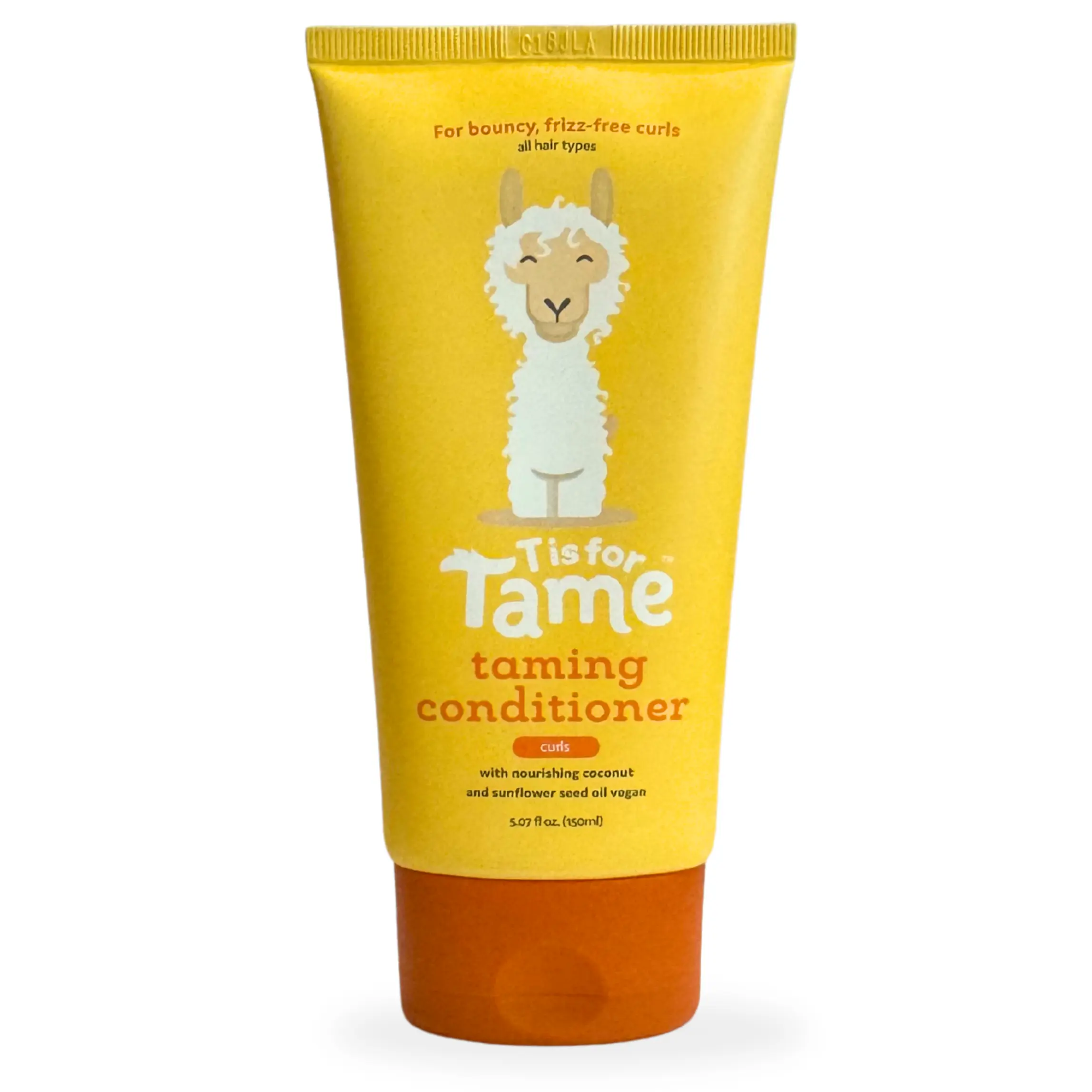 T is for Tame Kids Taming Conditioner for Curls, Waves & Coils - Gentle Plant-Based Formula with Sunflower Seed & Jojoba Oils for Frizz Control, Detangling - Hydrating, Nourishing - Made in the USA