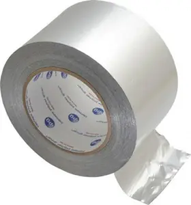 Aluminum Foil Tape, Intertape ALF300 Series Silver, 3" x 60 Yd x 5 Mil, Acrylic Adhesive, 28 Lb High Tensile Strength, -29.2°F to 325°F Temperature Range, Model ALF3000360