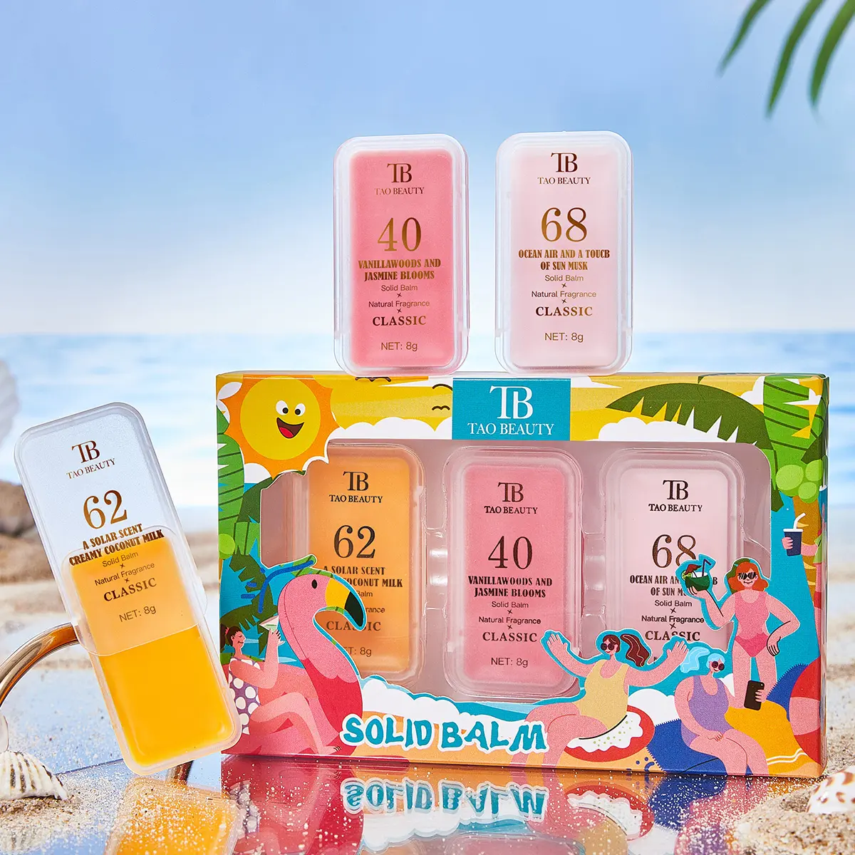 Tao Beauty Aroma-Infused Body Set - Elegance in Every Scent - Regular Edition - Multi-Fragrance, Daily Life Enhancer - Solid Perfume Collection
