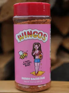 Wingos Hunny Bacon Rub - 10.6 oz - Snack - A Taste You Can't Resist