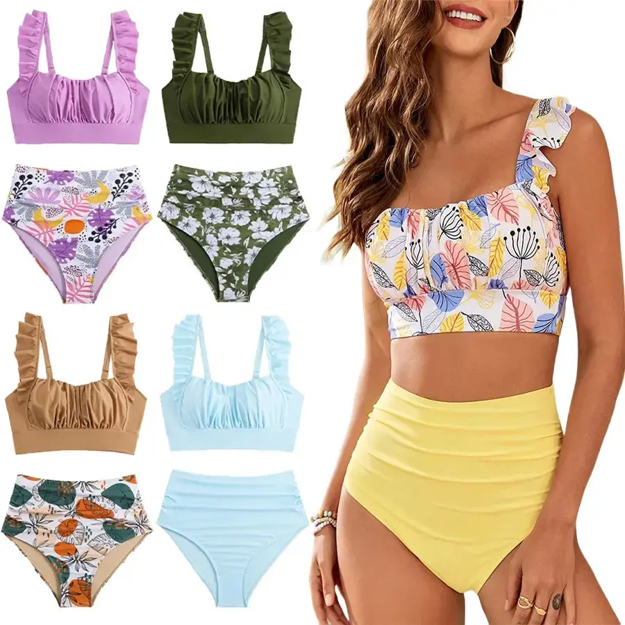 Seaside Grace High-Waisted Bikini