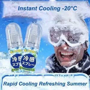 Japan Ice Sense Cooling Spray 50ml - Refreshing Mint Extracts for Summer Outdoor Sports Clothing Physical Heat Relief