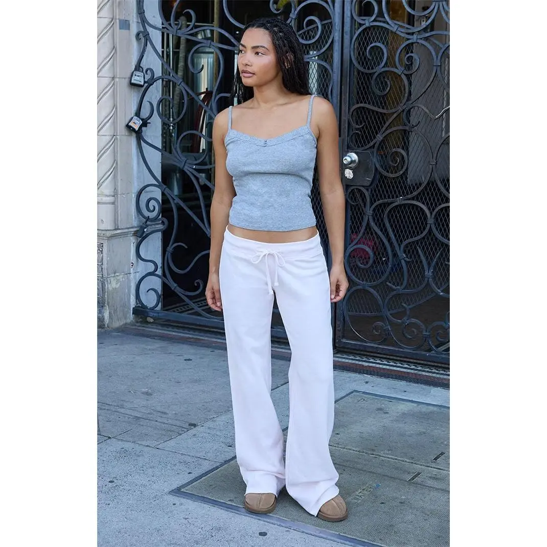 John Galt Women's Light Pink Hilary Yoga Baggy Sweatpants