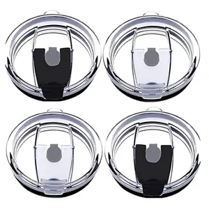 4 Pack Tumbler Lids Spillproof 20oz,Splash Resistant Lid for Beast,Juro,Ozark Trail,Rae Dunn,Atlin,Coffee Mug and More Cooler Cup,Covers for 20 Ounce Tumbler - Tools Hardware.