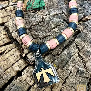 indian style bird cow tag bracelet