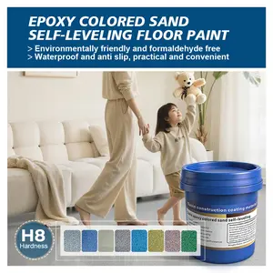 High-Quality Epoxy Sand Paint Waterproof and Easy to Clean Epoxy Flooring Paint Coating